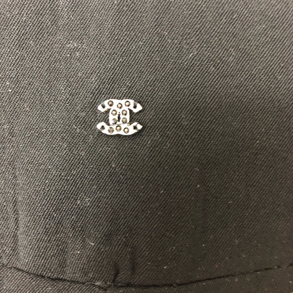 NWOT Chanel Distressed Black Pants - Picture 6 of 7